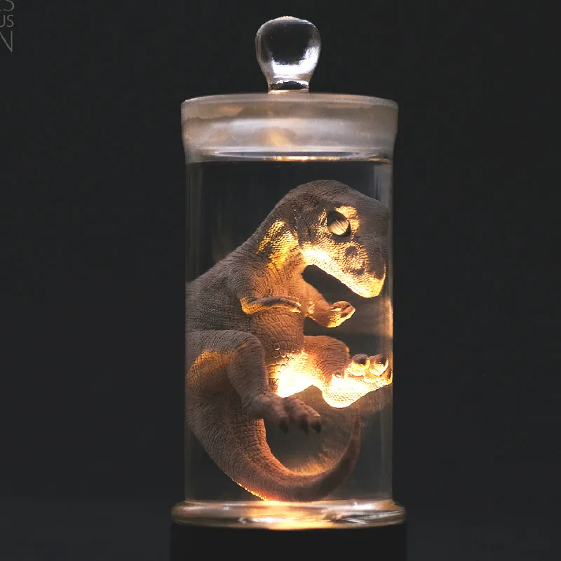 REBOR Resin Tyrannosaurus Velociraptor Embryo Model for Fans Collection and Holiday Gift