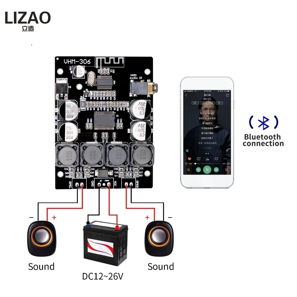 TPA3118 2x30 Вт 9 26 в DC стерео аудио Bluetooth 4 2 цифровой усилитель мощности плата diy игрушки