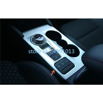 

For Ford Focus 2018 2019 2020 Car Styling ABS Inner Middle Handbrake Shift Stall Paddle Cup Switch Frame Stick Lamp Trim 1pcs