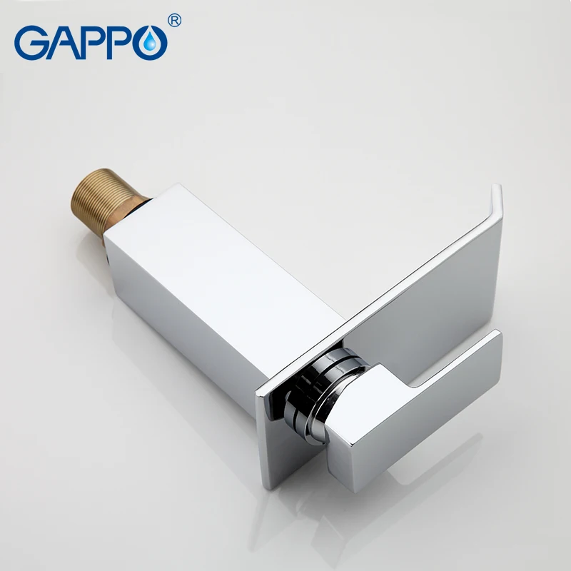 GAPPO кран для раковины ванной комнаты Водопад широко распространенный хромированный польский смеситель кран на бортике кран для ванной воды кран для раковины