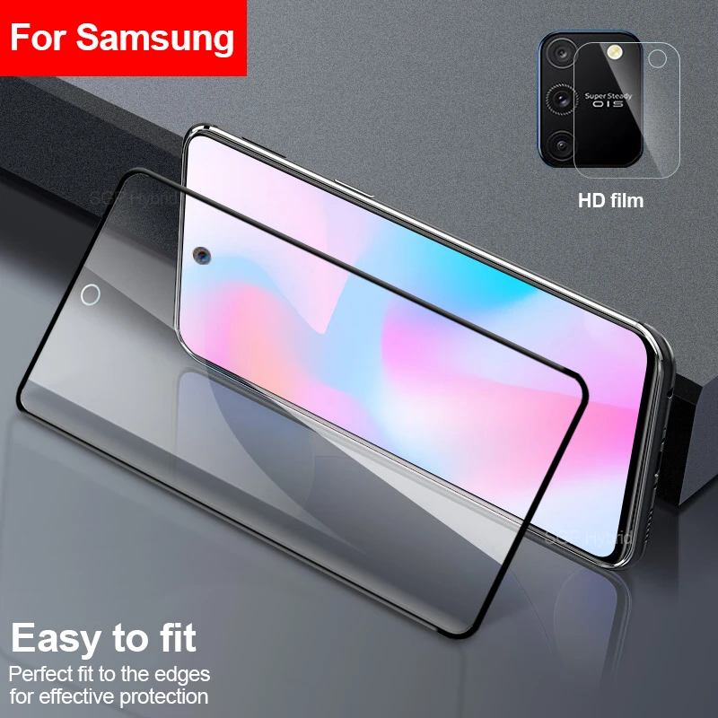 2 в 1 для samsung s10 lite экран из закаленного стекла объектив камеры стекло 6 7
