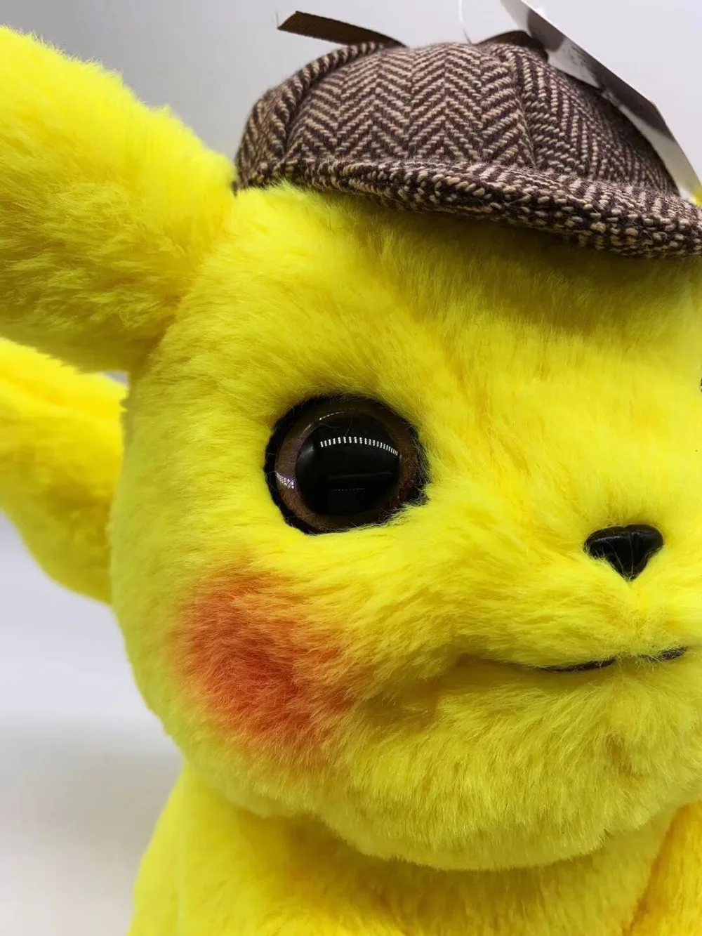 TAKARA TOMY Покемон 28 см детектива Пикачу плюшевые аниме куклы высокого качества чучела для хобби коллекционная игрушка из фильма ПКМ