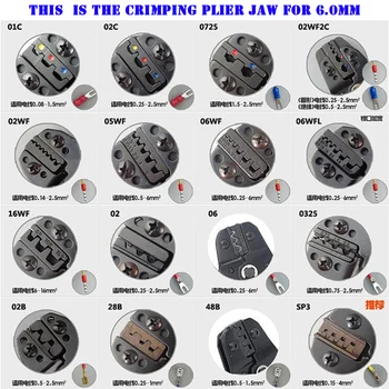 

SN series crimping pliers jaw SN48B / 28B / 02C / 0725 / 02WF2C / SP3 / 06W DuPont bare insulated tubular terminal plug spring