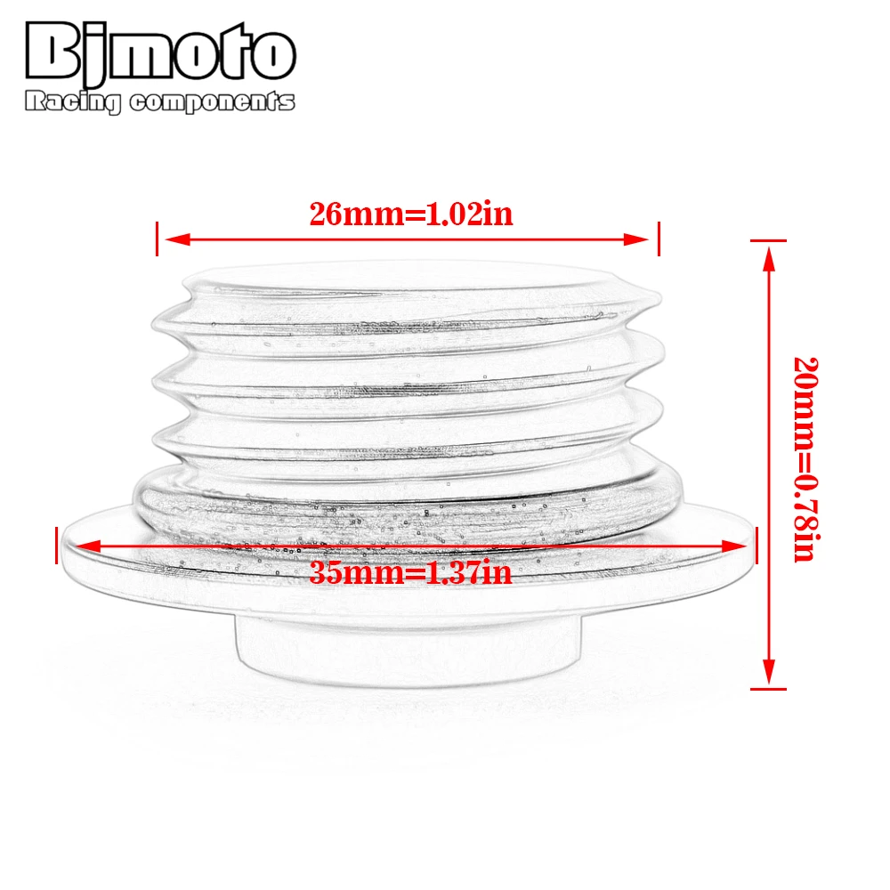 Motorrad Öldeckel Aluminium - Für Yamaha Fazer8 FZS600 FZ1 FZ6 Modelle
