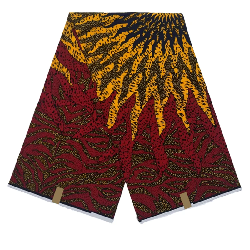 

High quality African wax prints fabric 100% cotton hot sale dutch wax fabric soft breathable 6yards/piece for Dress,Bag V-L 789
