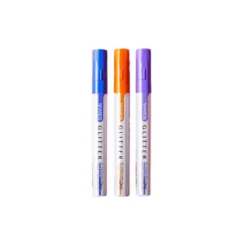 

3/9 Colors Metallic Oil Based Paint Flash Marker Pen for Rock Car Tire Painting M0XB