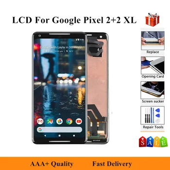 

100% Tested LCD Replacment Parts For Pixel 2 XL G011C LCD Display Digitizer Assembly For Pixel 2 G011A Display Pantalla