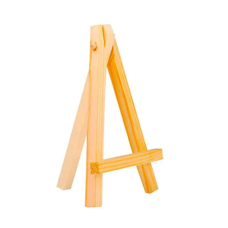 

BEST3 by 5 Inch Tiny Wood Easels Set for Paintings Craft Small Acrylics Oil Projects, Pack of 12