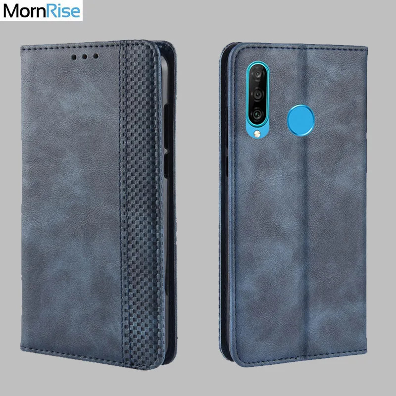 Чехол книжка для Huawei Honor 20 lite 20S винтажный Тонкий Магнитный кожаный чехол с