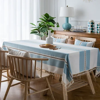 

Modern Decorative Table Cloth Tassel Rectangle Tablecloth Home Kitchen Table Cloths Party Banquet Dining Table Cover