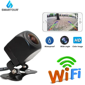 

Smartour EU License Plate Frame Camera Wireless WiFi Car Rear View Camera HD Parking System Reverse Assistance For Android & IOS