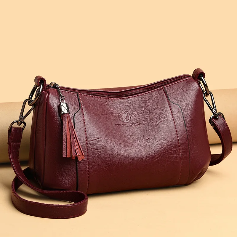 Vintage Women Handbags High Quality Soft leather Casual Tote Bag Luxury Shoulder Messenger Bags Women Bag Sac a Main Bolsas