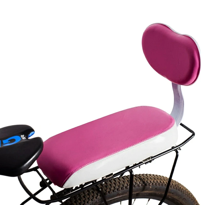 

Bicycle Rear Seat Mountain Bike Rear Shelf Cushions for Children and Children with Back Seat Backrest with Human Saddle