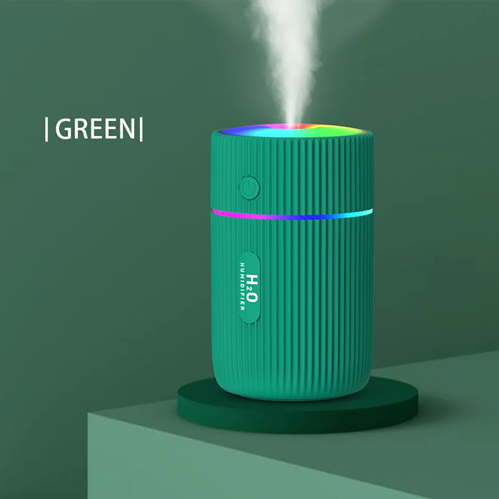 Mini Car Air Humidifier Portable Air Freshener with LED Night Light 2 Modes USB Oil Diffuser for Home Car Interior Accessories