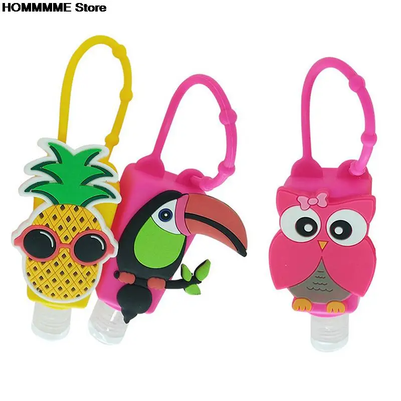 1PC Silicone Cute Cartoon Owl/Bird Mini Hand Sanitizer Disposable No Clean Detachable Cover Travel Portable Safe Gel | Дом и сад