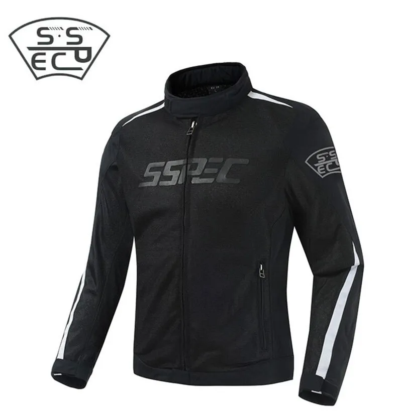 

SSPEC Windproof Motorcycle Jacket Men Moto Jacket Motorcycle Motocross Riding Jacket Body Armor Protector Moto Cross Clothing