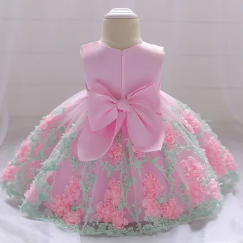 

2020 Summer Baby Girl Dress Princess Dress Frock Christening For Baby Girl Clothes 1 Year Birthday Party Wedding Dress 3 6 Month