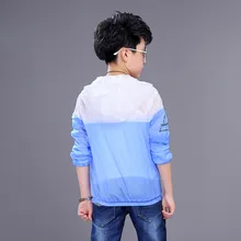 Солнцезащитная Одежда для мальчиков Новинка года, стильная модная детская воздухопроницаемая рубашка Пляжная одежда с защитой от УФ-лучей для больших мальчиков возрастом от 3 до 18 лет