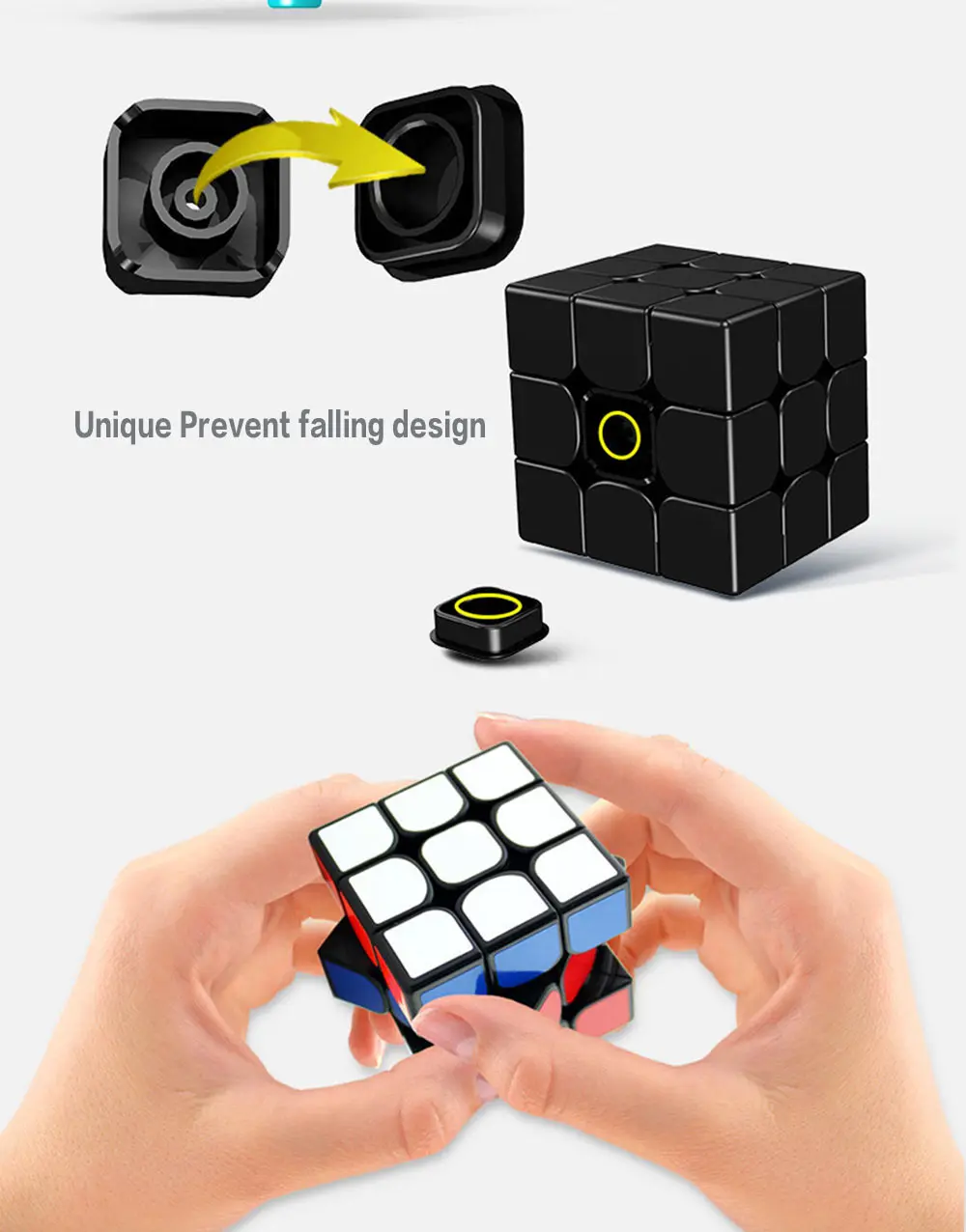 3X3X3 магнитная сила 5,5 см Волшебные кубики качество Cubo скорость Карманный стикер головоломка Cubo профессиональные Развивающие игрушки для детей