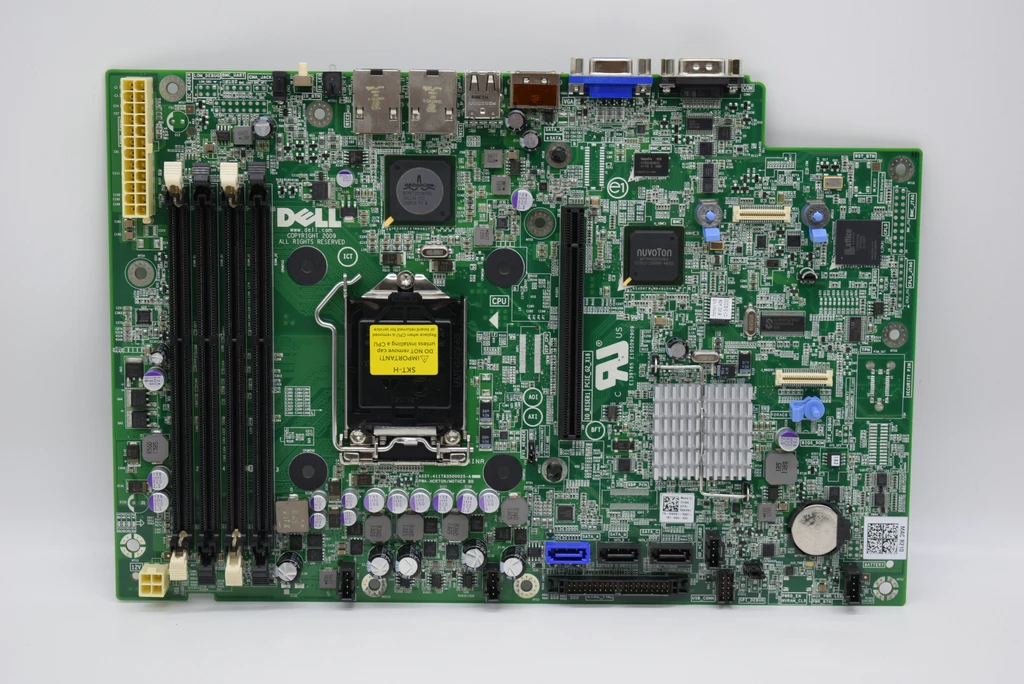 Для Dell PowerEdge R210 Серверная плата 5KX61 05KX61 1156 Pin оригинальная подержанная материнская плата