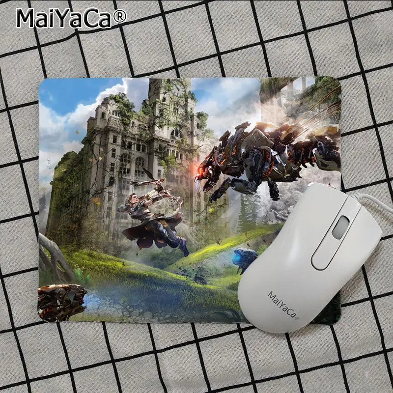 No Lock Edge18x22cm Maiya высокое качество Horizon Zero Dawn маленький коврик для мыши ПК компьютерный коврик Лидер продаж подставка под руку мышь - Цвет: No Lock Edge18x22cm
