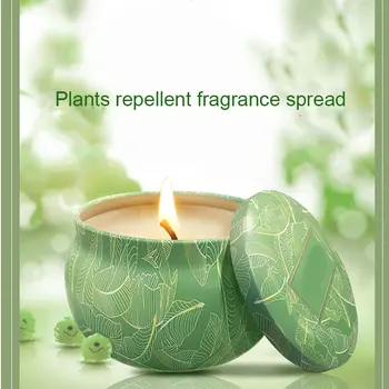 

Aromatherapy Scented Candle Citronella Oil-scented Smokeless Mosquito Repellent Candle Long-lasting JAN88