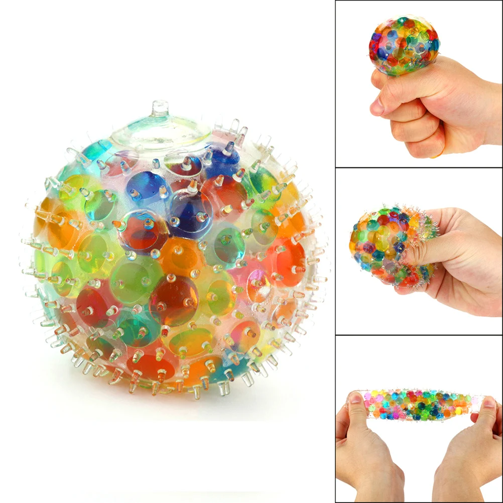 Stress Relief Squeezing Balls Anti-Stress Squishies With Water Beads Alleviating Tension AnxietyDecompression Kids Toys | Игрушки и