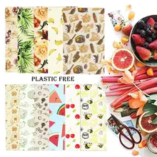 Визуальный контакт мульти Экологичные многоразовые крышки для пищевых продуктов хранения пищевых продуктов органический пчелиный воск оберточная пленка мешок для сэндвича хлеб фрукты свежие