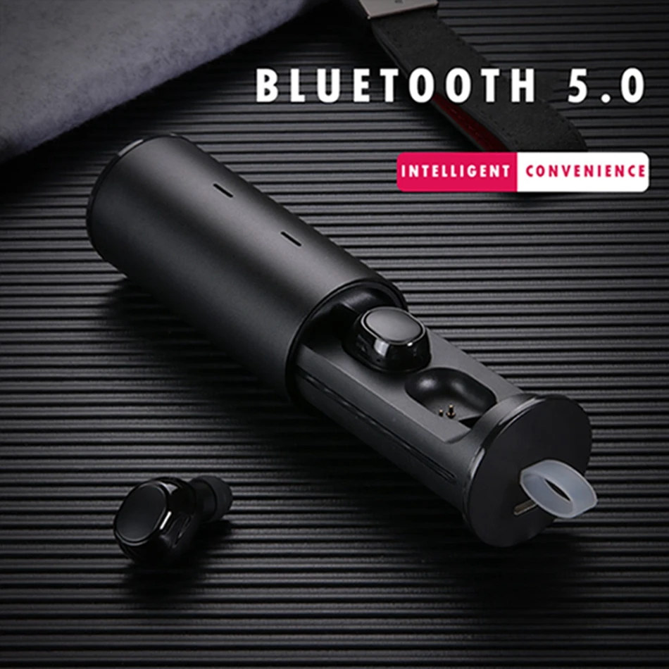 TWS-19 Bluetooth наушники 3D стерео наушники беспроводные наушники мини TWS водонепроницаемые наушники гарнитура с зарядным устройством