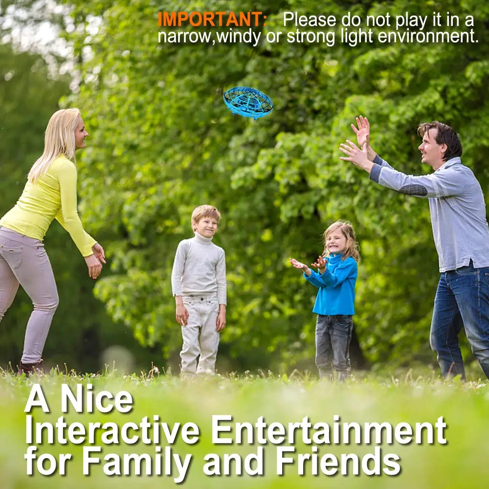 Pelota de OVNI voladora anticolisión para niños y adultos, Mini Dron electrónico de inducción, juguete antiestrés