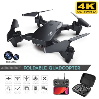 

Drone 4k HD Wide Angle Camera 1080P WiFi fpv Drone Dual Camera Quadcopter Height Keep mini drone Camera Dron Helicopter Toy