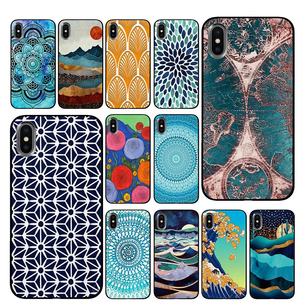Indigo Desert Night Design For iPhone 5 5S SE 6 6s 7 8 Plus X XS Max XR Phone Cases | Мобильные телефоны и аксессуары