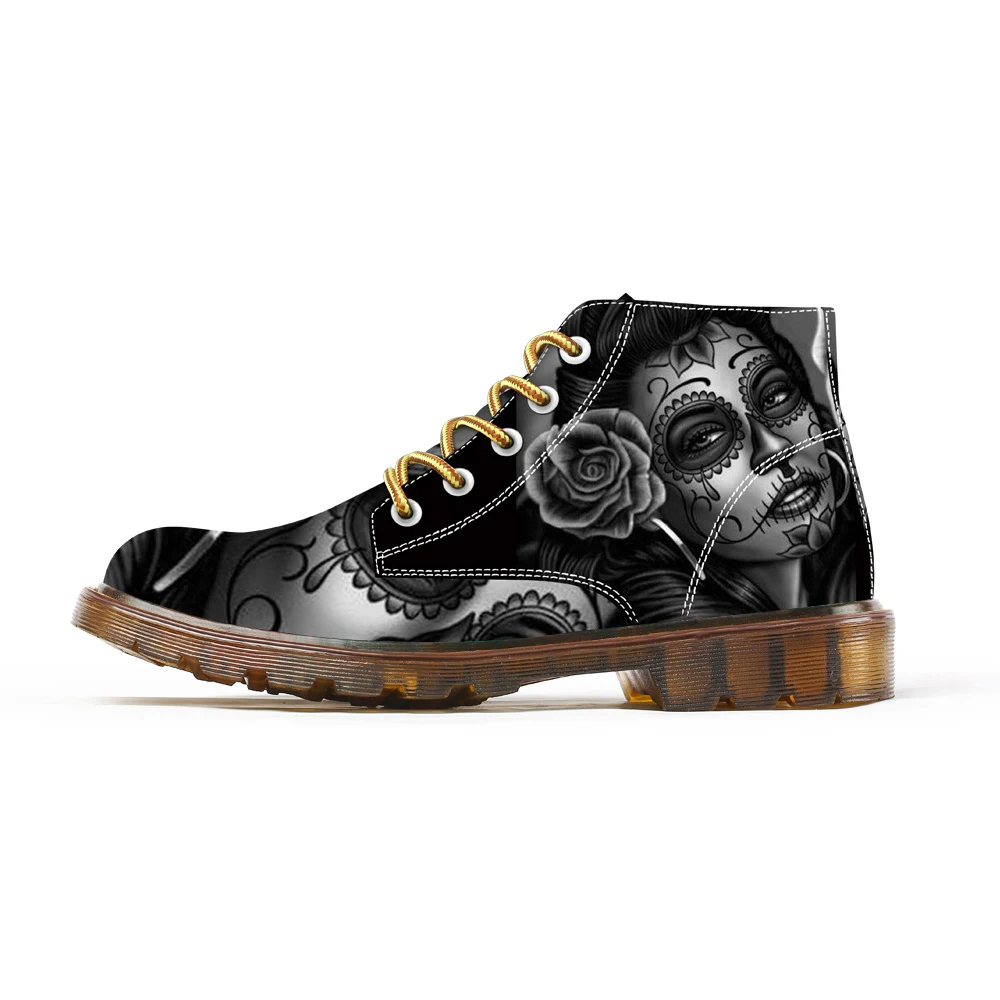 First-Dance-Fashion-Witch-Skull-Martin-Shoes-For-Woman-Lace-Up-Black-Ankle-Booties-For-Women (4)