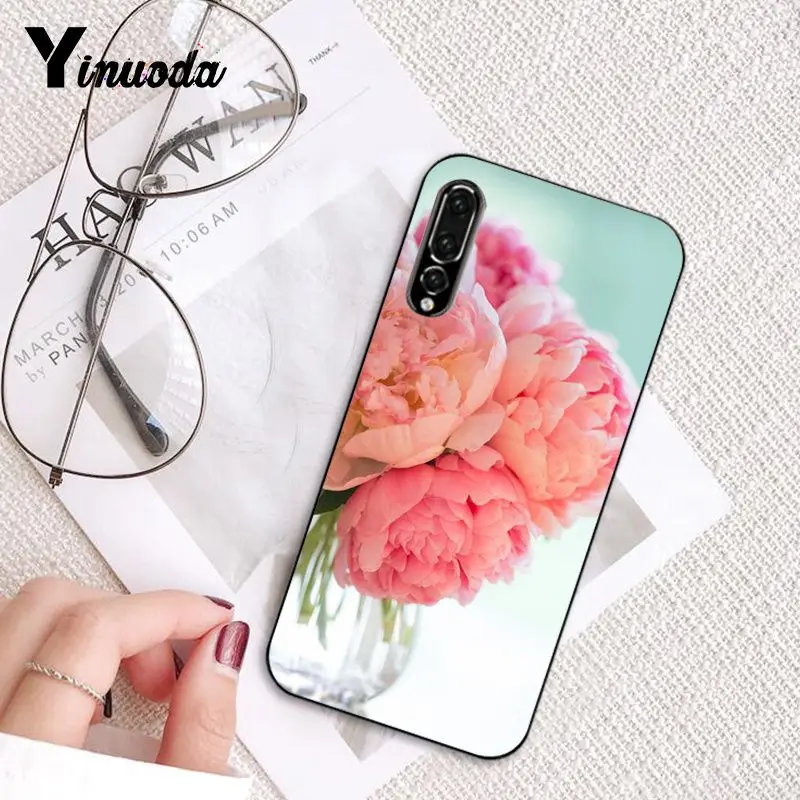 Pink Flower Peony On The Vase