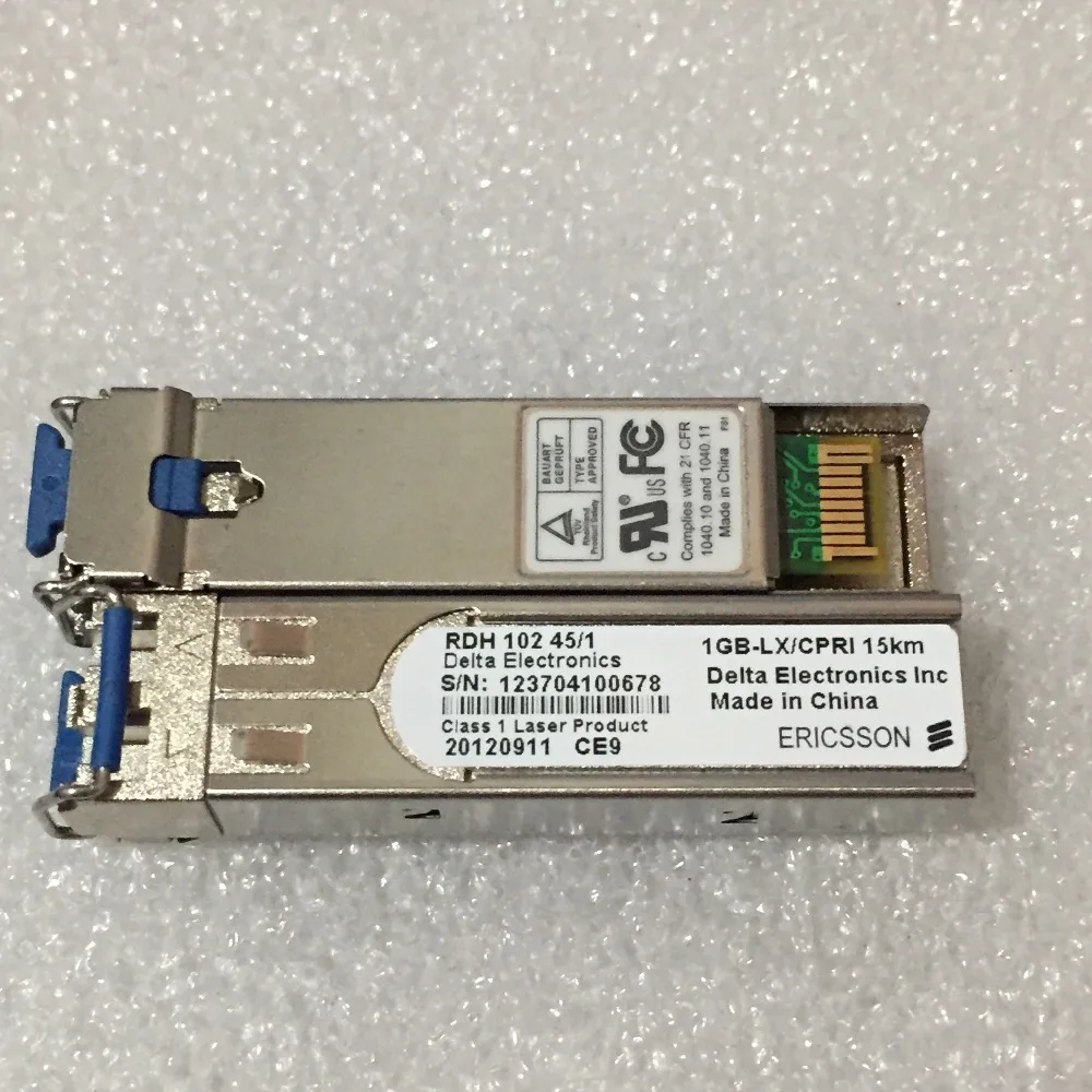 RDH 102 45/1 Delta Electronics Inc 1GB LX/CPRI 15Km лазерный продукт класса 1 ERICSSON|Оптоволоконное оборудование| |