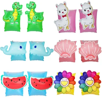 

Baby Swimming Ring Arm Circle Pool Float Inflatable Swimming Safety Training Watermelon Whale Dinosaur Pool Party Toys