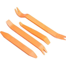 Clip de porte en plastique pour garniture de tableau de bord, suppression de l'audio, outils de réparation à levier 4 pièces/ensemble 
