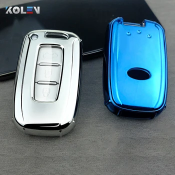 

New Soft TPU Car Remote Key Cover Case For Hyundai Solaris HB20 Veloster SR IX35 Accent Elantra i30 For KIA K2 K3 RIO Sportage