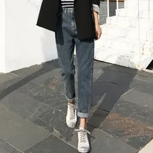 Винтажные зимние женские джинсы-шаровары для мальчиков, свободные женские вельветовые джинсы с высокой талией, флисовые джинсы, теплые хлопковые джинсы Mujer