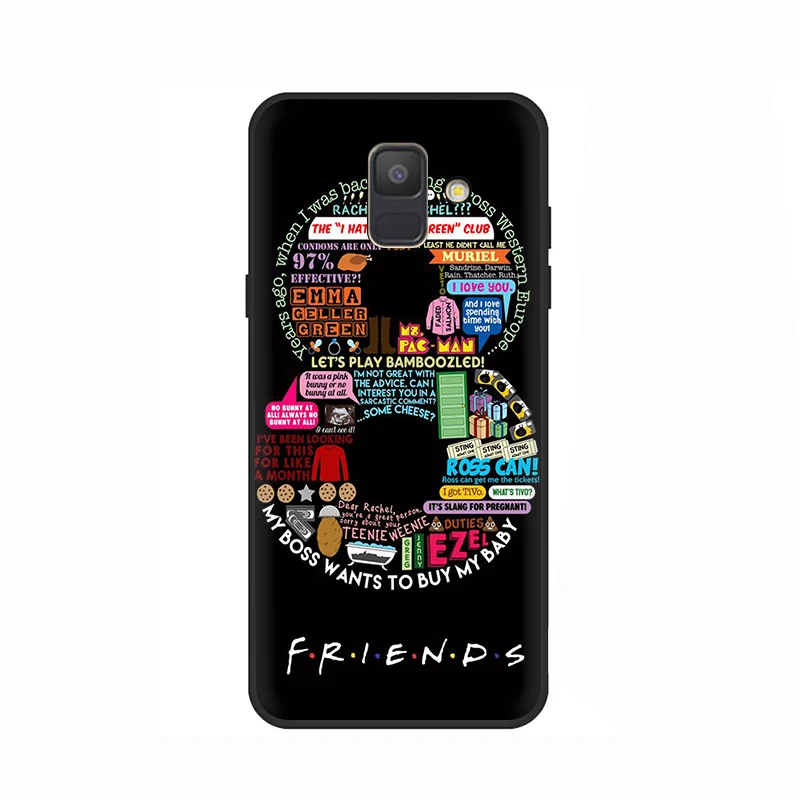 B6 EWAU Central Perk Coffee friends tv Silicone phone case for Samsung A3 A5 A6 Plus A7 A8 A9 A10s 20s 30s 40s 50s 60 70 J6 - Цвет: B6