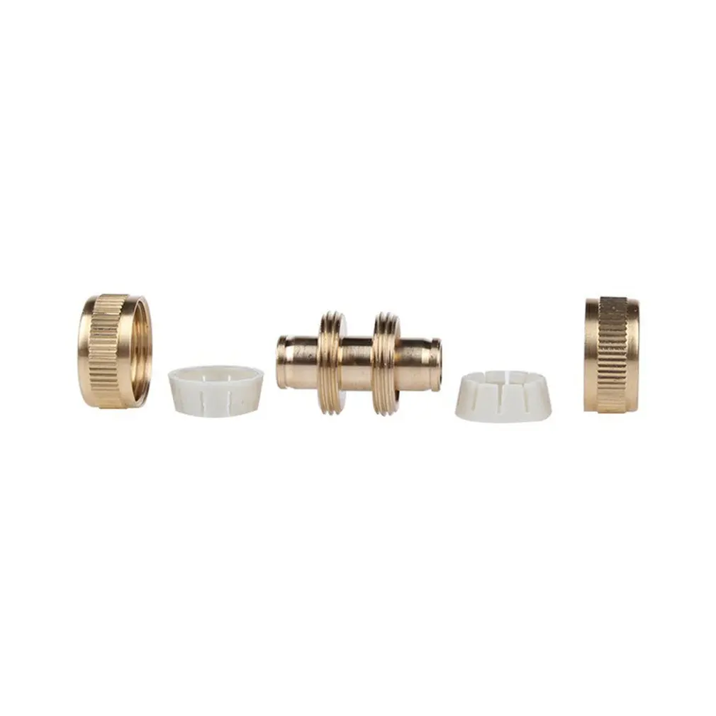 Pure Copper 4 Points Repair Connection 4 Points Water Pipe Lengthening Extension Butt Joint 1/2 Water Pipe Extension