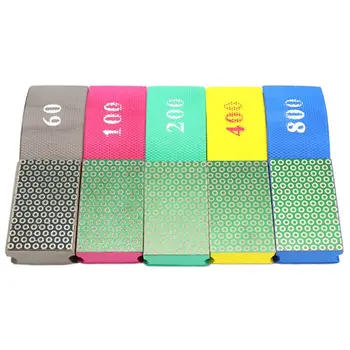 

Dotted Electroplated Diamond Hand Polishing Pad 90X55MM Hard Foam-backed Hand 6XDD