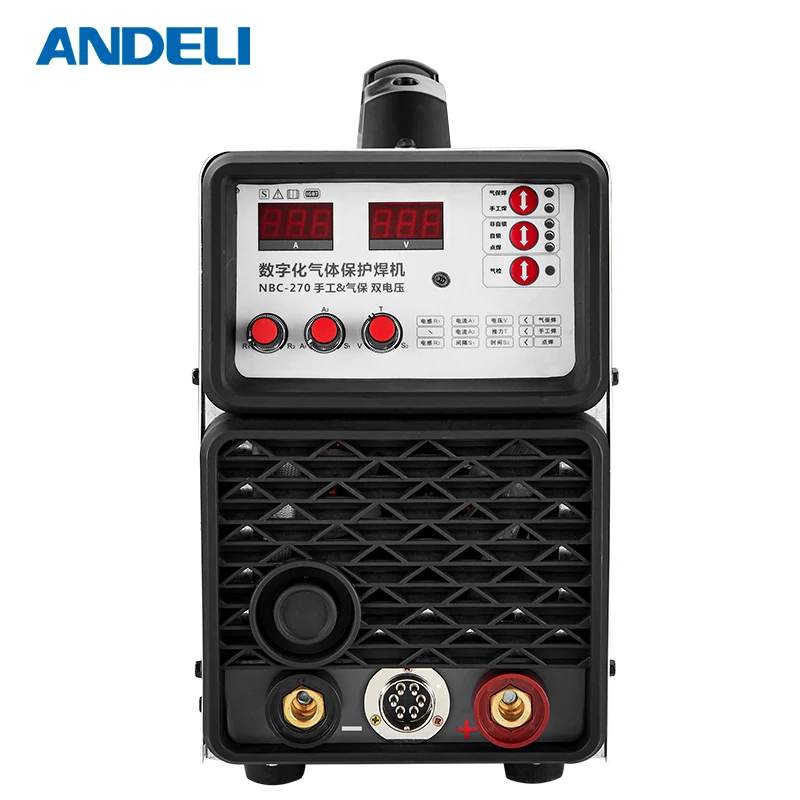 

ANDELI MIG-270F carbon dioxide mig welding machine is used mig welder for split industrial second-class mig welding