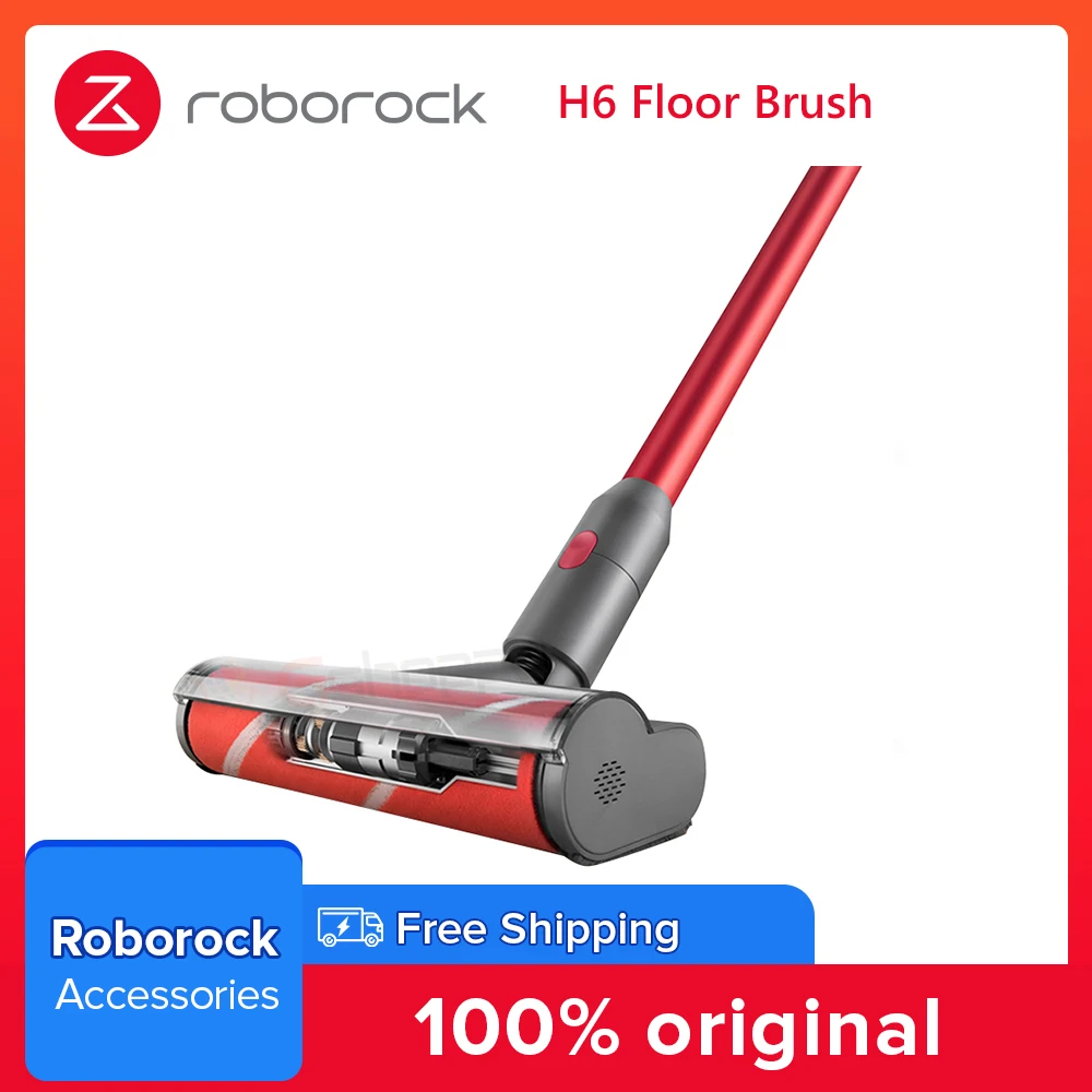 Roborock-cepillo de suelo H6, diseñado para pisos duros, 1100RPM, limpia de forma eficiente y fácil de usar, ajuste antiestático, H6 Adapt