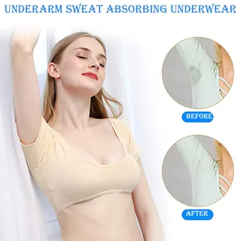 

Female Tank Crop Top Underwear Underarm Sweat-Absorbent Vest Ultra-Thin Breathable Comfortable Quick-Drying Sports Underwear