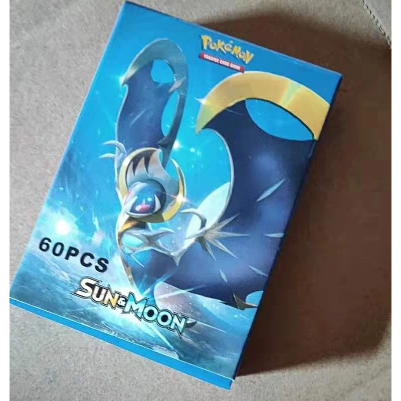 60pcs French card Аниме 60 шт. Покемон карты французский питомец эльф битва карты GX Pocket Monster Коллекция игр Детские подарки на Рождество - Цвет: 60pcs French card