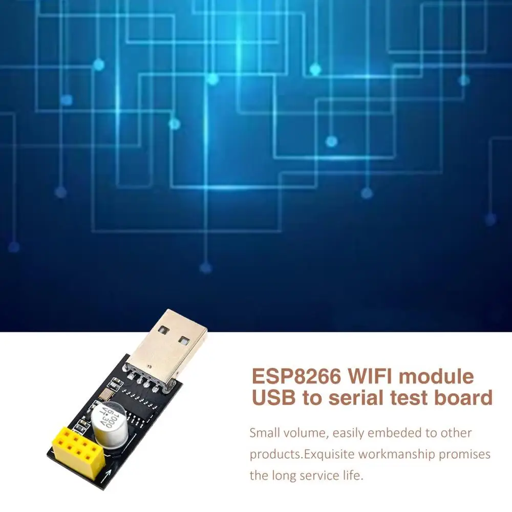 Usb к Esp8266 серийный модуль Ttl Wifi модуль Esp-01 Ch340G макетная плата 8266 Wifi адаптер высокоскоростной процессор