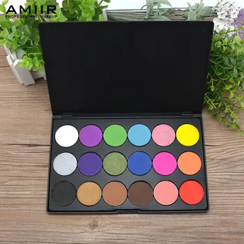 

amiir Emil 18 se Eyeshadow Compact Matte Pearly Lustre Earth Color Eyeshadow Compact Waterproof Natural Not Easy to Smudge