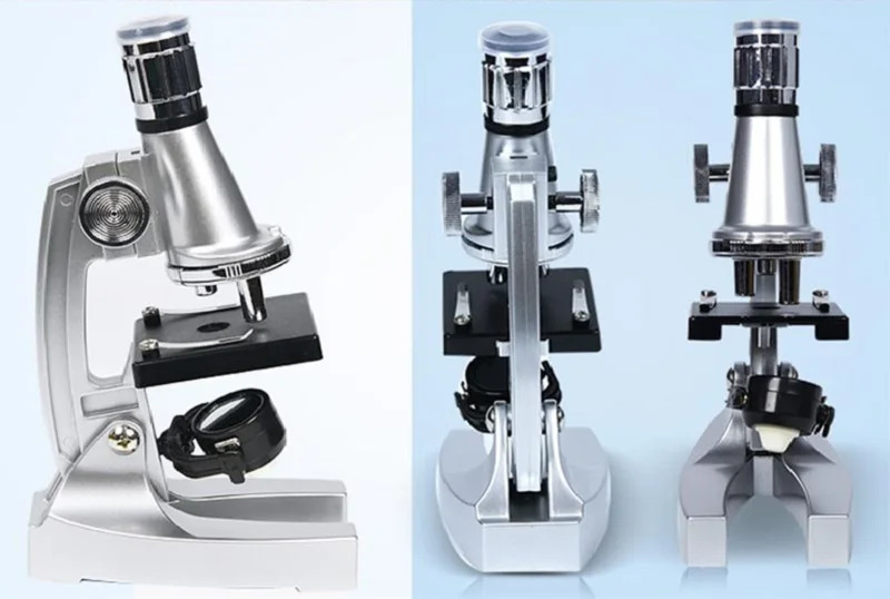 1200X зум биологический монокулярный микроскоп с подсветкой для начинающих детей студентов детей Обучающие игрушки микроскоп