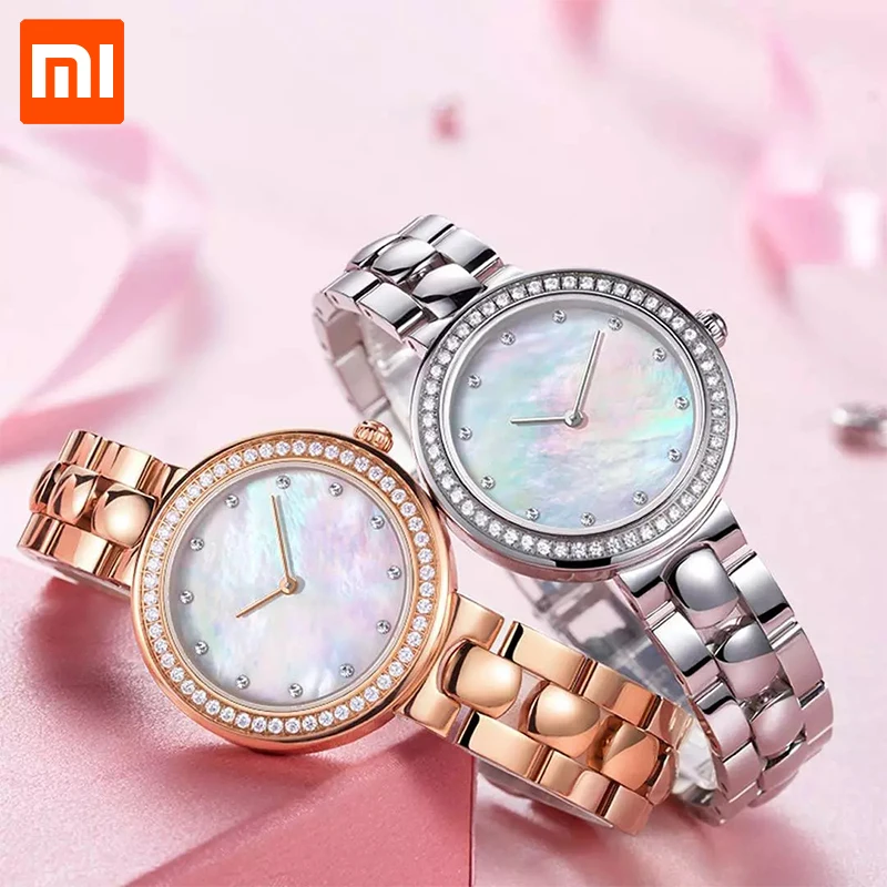 

Xiaomi TwentySeventeen crystal quartz watch, light luxury crystal element and 316L stainless steel loose bead automatic movement